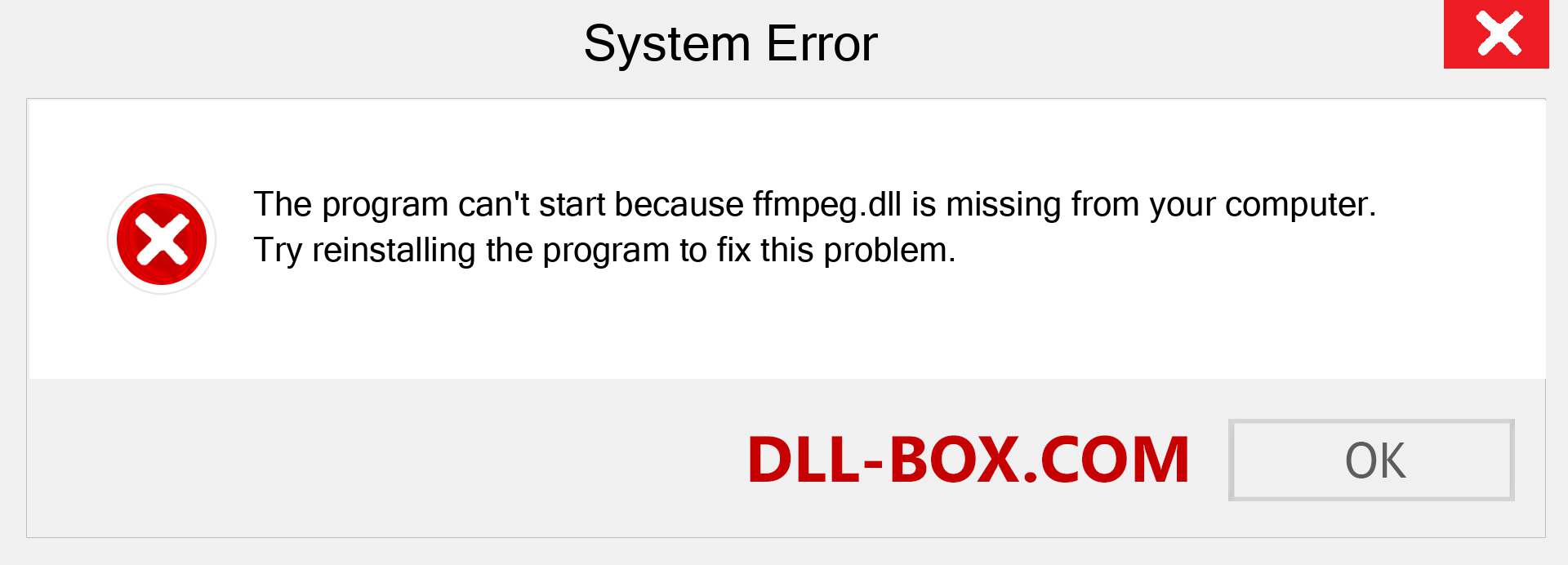 Ffmpeg Dll Free Download For Windows Dll Box Com